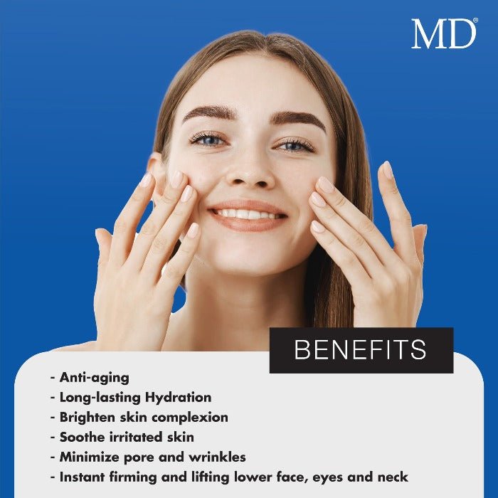 MD® Ultra Lifting Facial Neck Treatment Mask - Anti-Aging - 1 sheet/46ml - MD