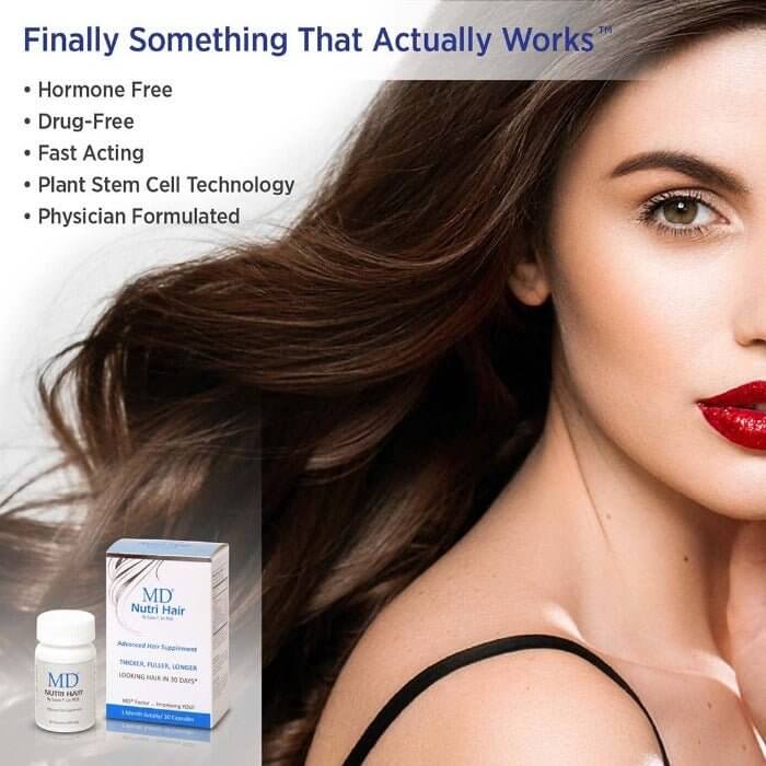 MD Nutri Hair from MD Hair—finally something that works. Hormone- and drug-free, fast-acting, with plant stem cell tech and physician formulation

